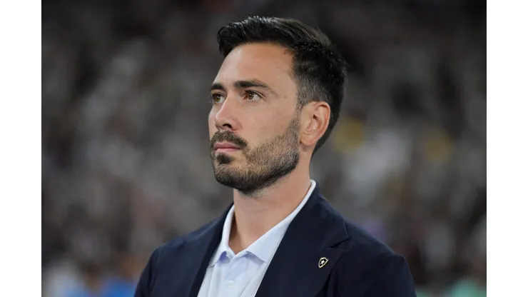 RJ - RIO DE JANEIRO - 26/07/2025 - BRASILEIRO A 2025, BOTAFOGO X CORINTHIANS - Davide Ancelotti tecnico do Botafogo durante partida contra o Corinthians no estadio Engenhao pelo campeonato Brasileiro A 2025. Foto: Thiago Ribeiro/AGIF
