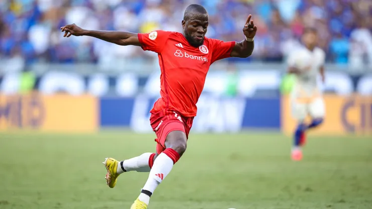 Enner Valencia jogador do Internacional durante partida contra o Cruzeiro no estadio Mineirao pelo campeonato Brasileiro A 2023.