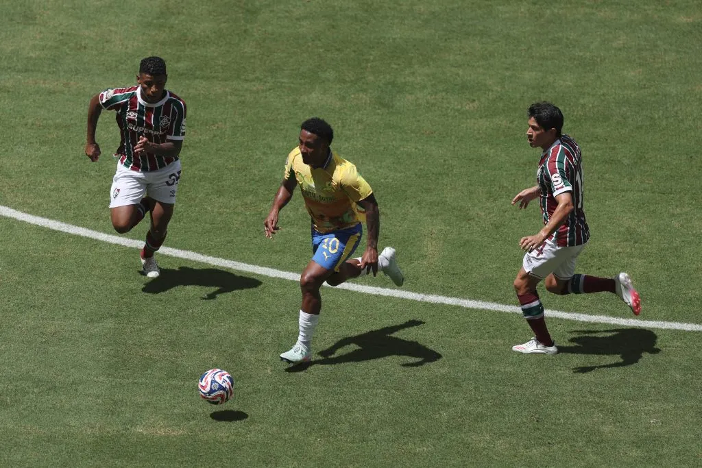 Lucas Ribeiro se destacou em jogo contra o Fluminense no Mundial de Clubes. Foto: Dan Mullan/Getty Images
