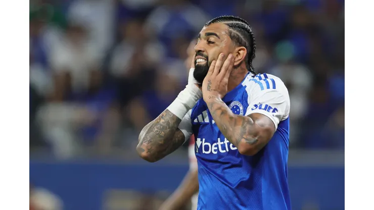 MG - BELO HORIZONTE - 30/07/2025 - COPA DO BRASIL 2025, CRUZEIRO X CRB - Gabriel Barbosa Gabigol jogador do Cruzeiro lamenta durante partida contra o CRB no estadio Mineirao pelo campeonato Copa Do Brasil 2025. Foto: Gilson Lobo/AGIF