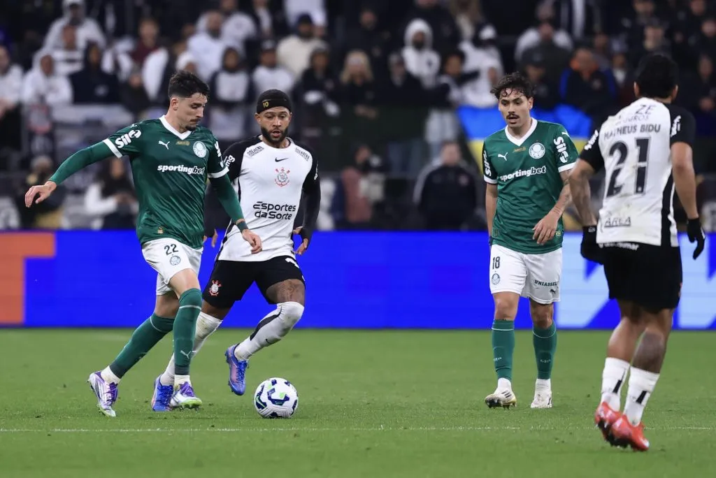Corinthians x Palmeiras pela Copa Do Brasil 2025. Foto: Marcello Zambrana/AGIF