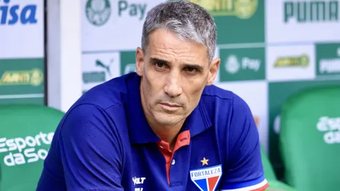 Juan Pablo Vojvoda tecnico do Fortaleza durante partida contra o Palmeiras no estadio Arena Allianz Parque pelo campeonato Brasileiro A 2024.