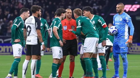 Confusão em Corinthians x Palmeiras. Marcello Zambrana/AGIF