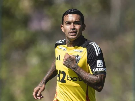 Dudu, do Atlético-MG, está liberado para encarar o Flamengo
