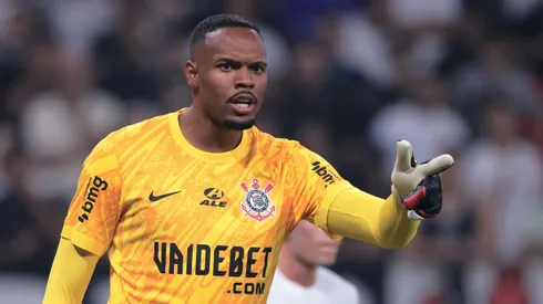 SP – SAO PAULO – 22/05/2024 – COPA DO BRASIL 2024, CORINTHIANS X AMERICA-RN – Carlos Miguel goleiro do Corinthians durante partida contra o America-RN no estadio Arena Corinthians pelo campeonato Copa Do Brasil 2024. Foto: Ettore Chiereguini/AGIF