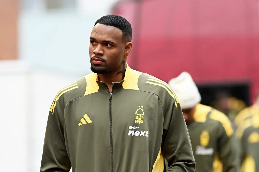 NOTTINGHAM, ENGLAND – DECEMBER 26: Carlos Miguel of Nottingham Forest arrives at the stadium prior to the Premier League match between Nottingham Forest FC and Tottenham Hotspur FC at City Ground on December 26, 2024 in Nottingham, England. (Photo by Clive Mason/Getty Images)