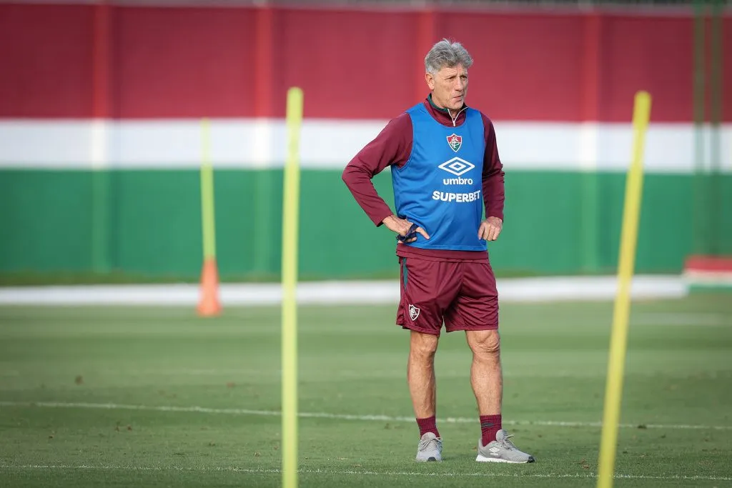 Renato Gaúcho tem problemas para escalar o Flu contra o Grêmio. Foto: Marcelo Gonçalves/Fluminense