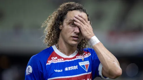 David Luiz durante confronto contra o Ceará no Campeonato Cearense de 2025. Foto: Lucas Emanuel/AGIF