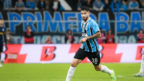 Mathias Villasanti, jogador do Grêmio. Foto: Maxi Franzoi/AGIF