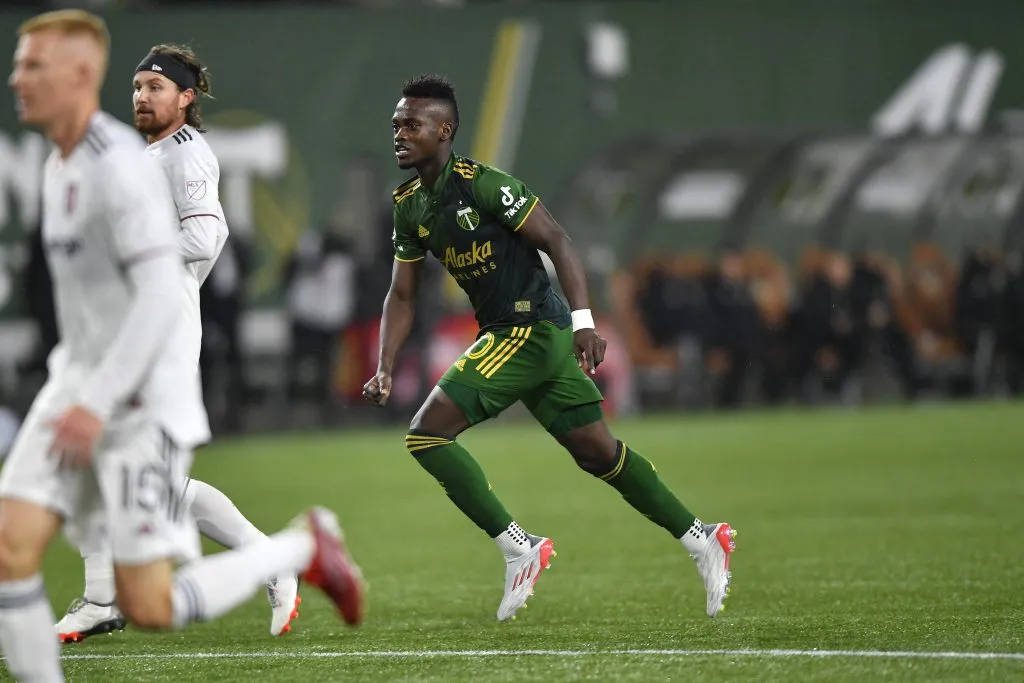 Santi Moreno em ação pelo Portland Timbers. Foto: Alika Jenner/Getty Images