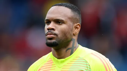 CHESTERFIELD, ENGLAND – JULY 13: Carlos Miguel of Nottingham Forest looks on prior to the Pre-Season Friendly match between Chesterfield and Nottingham Forest at SMH Group Stadium on July 13, 2024 in Chesterfield, England. (Photo by George Wood/Getty Images)