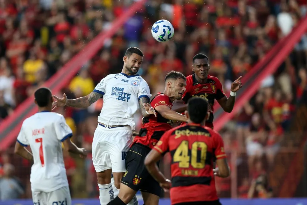 Willian Jose jogador do Bahia durante a partida entre Sport e Bahia no Estadio da Ilha do Retiro em Recife (PE), pelo Campeonato Brasileiro Serie A 2025. Foto: Marlon Costa/AGIF