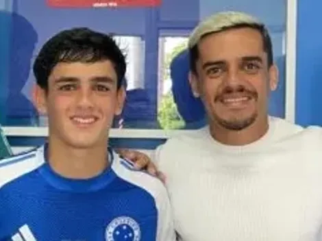 Após lesão e polêmica com Pottker, Fagner recebe homenagem de filho, Henrique Lemos, no Cruzeiro