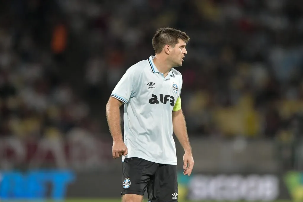 Kannemann será desfalque diante do Sport. Foto: Thiago Ribeiro/AGIF