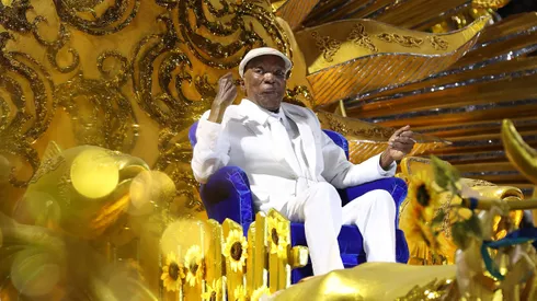 RIO DE JANEIRO, BRAZIL – MARCH 5: Brazilian singer Milton Nascimento prior to 2025 Carnival parades at Sapucai Sambodrome on March 5, 2025 in Rio de Janeiro, Brazil. (Photo by Wagner Meier/Getty Images)