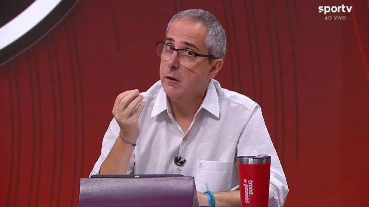 Carlos Eduardo Mansur opinou sobre o Grêmio. Foto: Reprodução / SporTV