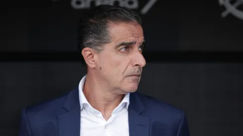 Renato Paiva tecnico do Fortaleza durante partida contra o Corinthians no estadio Arena Corinthians pelo campeonato Brasileiro A 2025. Foto: Ettore Chiereguini/AGIF