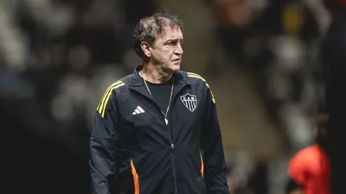 Cuca durante vitória do Atlético-MG. Foto: Pedro Souza / Atlético