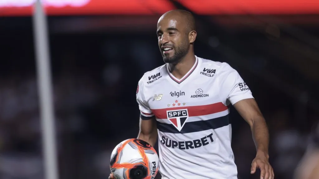 Lucas Moura, camisa 7 do São Paulo