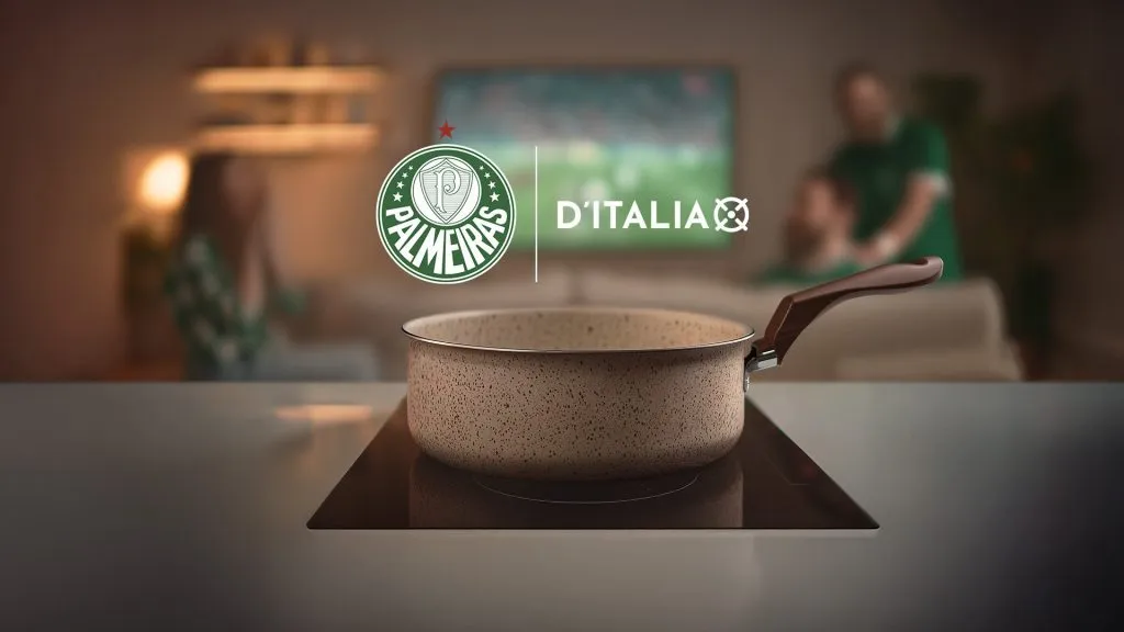 Verdão fechou acordo com a D’Italia Panelas até 2029 – Foto: Site oficial Sociedade Esportiva Palmeiras.