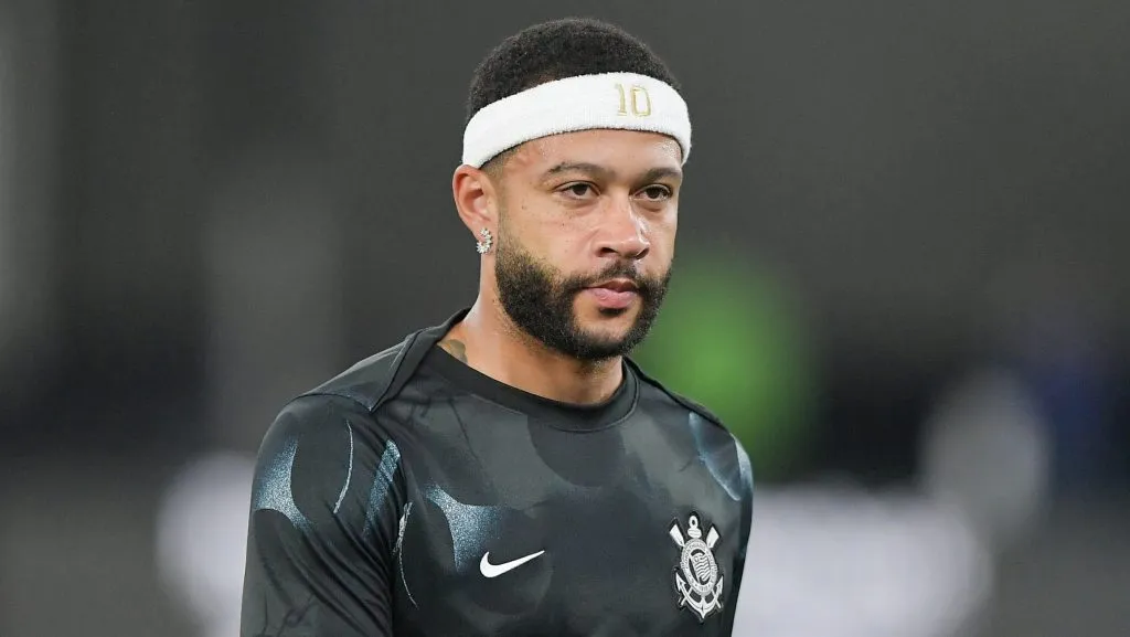 Memphis Depay, jogador do Corinthians. Foto: Fabio Giannelli/AGIF