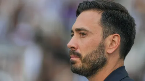 Davide Ancelotti técnico do Botafogo durante partida contra o Cruzeiro no estadio Engenhao pelo campeonato Brasileiro A 2025.