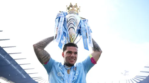 Ederson pode deixar o Manchester City nesta janela. (Photo by Justin Setterfield/Getty Images)