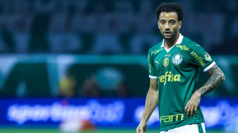 Felipe Anderson jogador do Palmeiras durante partida contra o Vitoria no estadio Arena Allianz Parque pelo campeonato Brasileiro A 2024.