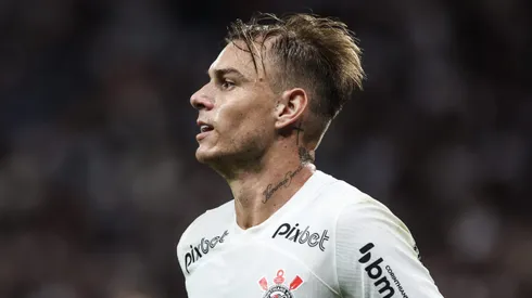 Roger Guedes jogador do Corinthians durante partida contra o Remo no estadio Arena Corinthians pelo campeonato Copa do Brasil 2023.
