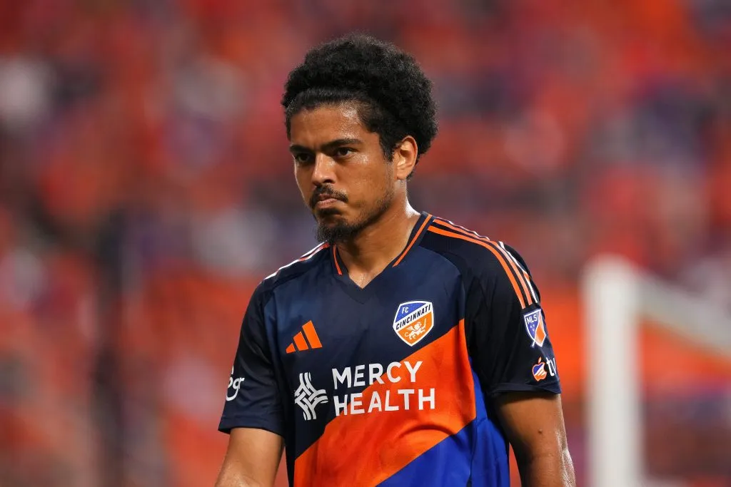Cotado no Palmeiras como possível substituto de Veiga, Evander veste a camisa 10 do Cincinnati. Foto: Jeff Dean/Getty Images