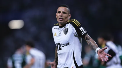 SP – SAO PAULO – 20/07/2025 – BRASILEIRO A 2025, PALMEIRAS X ATLETICO-MG – Arana jogador do Atletico-MG durante partida contra o Palmeiras no estadio Arena Allianz Parque pelo campeonato Brasileiro A 2025. Foto: Ettore Chiereguini/AGIF