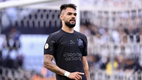 Raniele jogador do Corinthians durante partida contra o Vasco no estadio Arena Corinthians pelo campeonato Brasileiro A 2024.