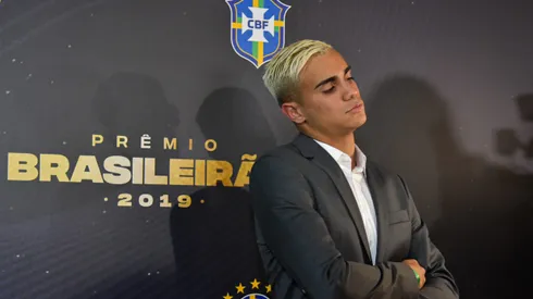RJ – Rio de Janeiro – 09/12/2019 – Premio Brasileirao 2019 – Reinier jogador do Flamengo, durante a cerimonia de entrega do Premio Brasileirao 2019, promovida pela CBF, para premiar os melhores de cada posicao do Campeonato Brasileiro 2019, realizado no Armazem 2, Centro do Rio de Janeiro. Foto: Thiago Ribeiro/AGIF