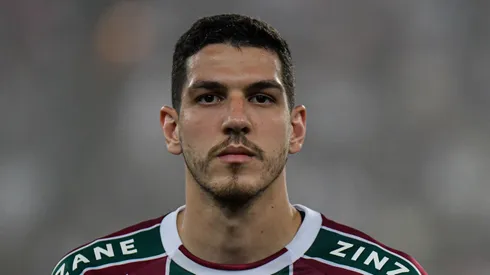 Nino jogador do Fluminense durante partida contra o América-MG no estádio Maracanã pelo campeonato Brasileiro A 2023. Foto: Thiago Ribeiro/AGIF