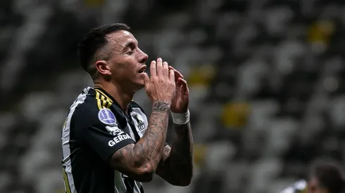 MG – BELO HORIZONTE – 15/05/2025 – COPA SUL-AMERICANA 2025, ATLETICO X CARACAS – Saravia jogador do Atletico durante partida contra o Caracas no estadio Arena MRV pelo campeonato Copa Sul-americana 2025. Foto: Fernando Moreno/AGIF