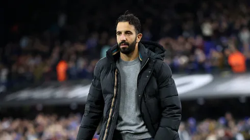 Manchester United, do técnico Rubem Amorim, monitora jogador do Internacional. (Foto: Richard Pelham/Getty Images)