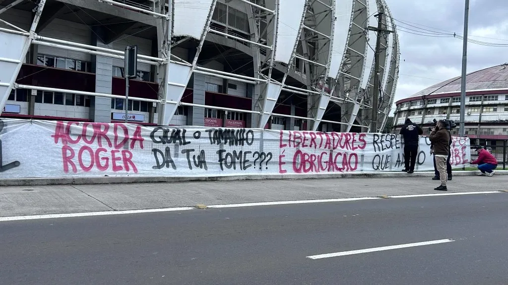 Protestos no Beira-Rio
