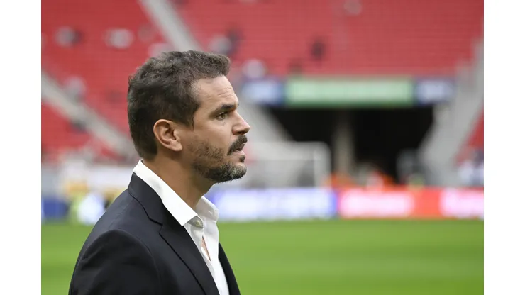 Admar Lopes diretor executivo do Vasco antes da partida contra o Botafogo no estadio Mane Garrincha pelo campeonato Brasileiro A 2025.