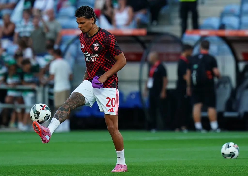 Isaías, ídolo do Benfica, não aprova contratação de Richard Ríos, ex-Palmeiras. Foto: Gualter Fatia/Getty Images
