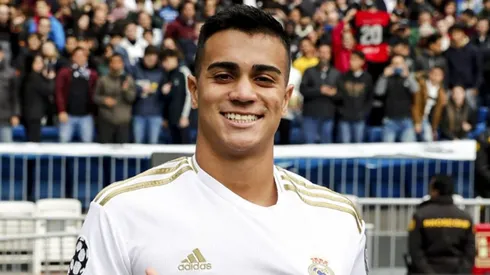 Reinier quando foi apresentado pelo Real Madrid. Foto: divulgação