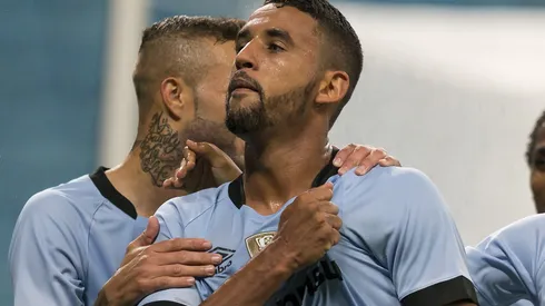 RS - Porto Alegre - 25/03/2017 - Gaucho 2017, Gremio x Juventude - Jogador Michel comemora gol do Gremio durante partida pelo Gaucho 2017. Foto: Jeferson Guareze/AGIF