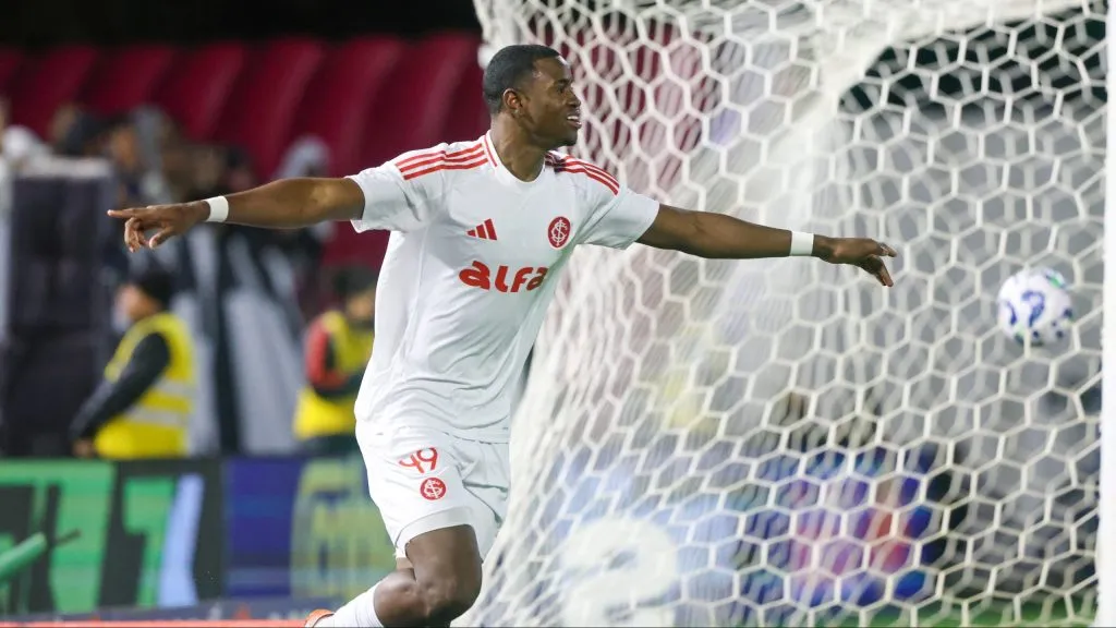 Ricardo Mathias durante jogo do Internacional. Foto: Ricardo Duarte / Internacional