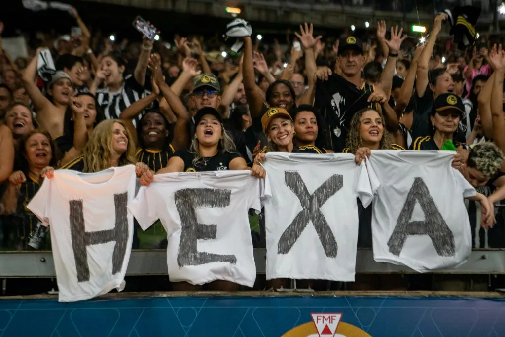 MG – BELO HORIZONTE – 15/03/2025 – MINEIRO 2025, AMERICA-MG X ATLETICO-MG – Torcida do Atletico-MG durante partida contra America-MG no estadio Mineirao pelo campeonato Mineiro 2025. Foto: Fernando Moreno/AGIF