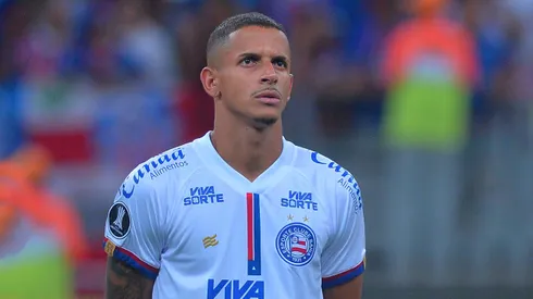BA – SALVADOR – 13/03/2025 – COPA LIBERTADORES 2025, BAHIA X BOSTON RIVER – Luciano Juba, jogador do Bahia durante partida contra o Boston River no estadio Arena Fonte Nova pelo campeonato Copa Libertadores 2025. Foto: Walmir Cirne/AGIF