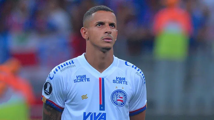 BA - SALVADOR - 13/03/2025 - COPA LIBERTADORES 2025, BAHIA X BOSTON RIVER - Luciano Juba, jogador do Bahia durante partida contra o Boston River no estadio Arena Fonte Nova pelo campeonato Copa Libertadores 2025. Foto: Walmir Cirne/AGIF