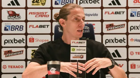 Filipe Luís, técnico do Flamengo. Foto: Gilvan de Souza/Flamengo