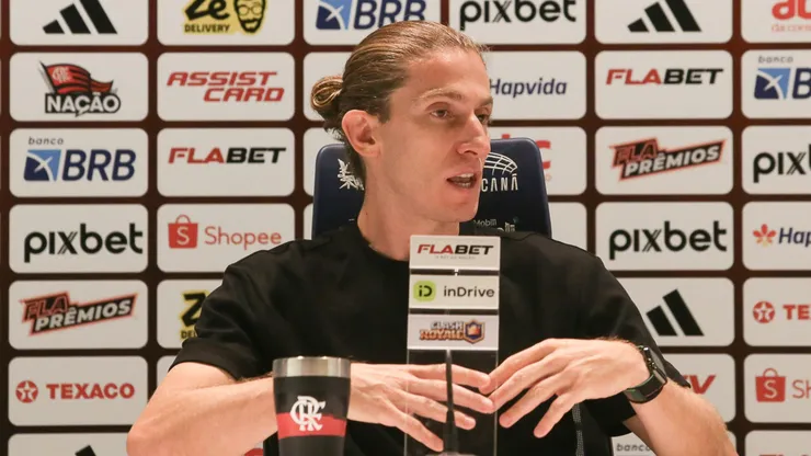 Filipe Luís, técnico do Flamengo. Foto: Gilvan de Souza/Flamengo