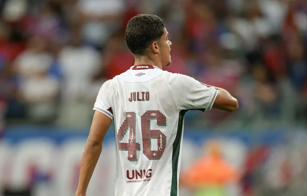 Júlio Fidelis foi elogiado por Renato Gaúcho. Foto: Marcelo Gonçalves/Fluminense