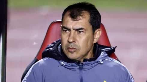 Fabio Carille tecnico do Vitoria durante partida contra o Sao Paulo no estadio Morumbi pelo campeonato Brasileiro A 2025. Foto: Marcello Zambrana/AGIF
