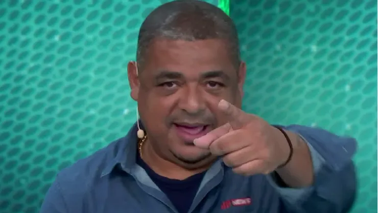 Vampeta durante programa 'Bate-Pronto', do Grupo Jovem Pan